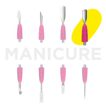 Пушер для маникюра Staleks UNIQ 16 Combo скругленный узкий сменная часть лопатки Пушер для маникюра Staleks UNIQ 16 Combo скругленный узкий сменная часть лопатки