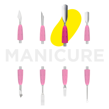 Пушер для маникюра Staleks Pro UNIQ 17 Combo скругленный широкий сменная часть лопатки Пушер для маникюра Staleks Pro UNIQ 17 Combo скругленный широкий сменная часть лопатки