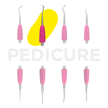 Кюретка для педикюра Staleks Combo UNIQ 32 (загиб вправо) сменная часть лопатки Кюретка для педикюра Staleks Combo UNIQ 32 (загиб вправо) сменная часть лопатки