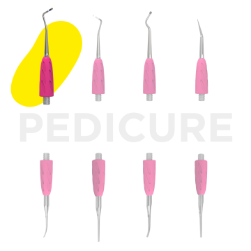 Кюретка для педикюра Staleks Combo UNIQ 31 (загиб влево) сменная часть лопатки Кюретка для педикюра Staleks Combo UNIQ 31 (загиб влево) сменная часть лопатки