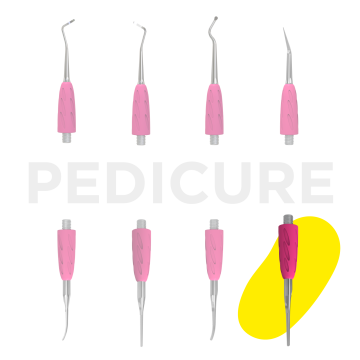 Педекюрный Рашпиль для вросшего ногтя Staleks Combo UNIQ 38 прямой сменная часть лопатки