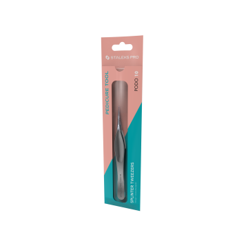 Пинцет осколочный для обработки эпидермиса PODO 10 STALEKS 