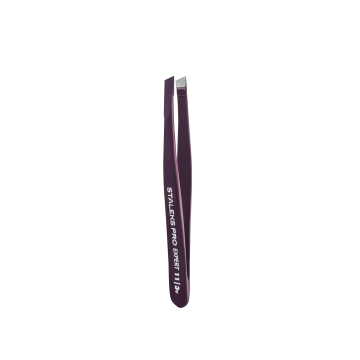 Пинцет для бровей STALEKS PRO EXPERT 11 TYPE 3 Violet Пинцет для бровей STALEKS PRO EXPERT 11 TYPE 3 Violet