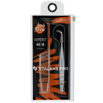 Пинцет профессиональный для ресниц башмачок STALEKS EXPERT 40 TYPE 8 L-85 Пинцет профессиональный для ресниц башмачок STALEKS EXPERT 40 TYPE 8 L-85