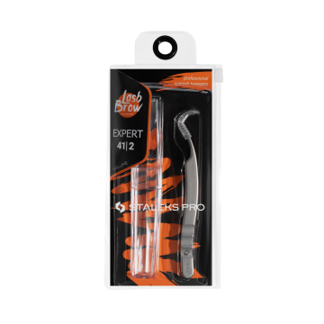 Пинцет профессиональный для ресниц L-образный STALEKS EXPERT 41 TYPE 2 L-40 Пинцет профессиональный для ресниц L-образный STALEKS EXPERT 41 TYPE 2 L-40