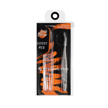 Пинцет профессиональный для ресниц изогнутый STALEKS EXPERT 41 TYPE 3 Пинцет профессиональный для ресниц изогнутый STALEKS EXPERT 41 TYPE 3