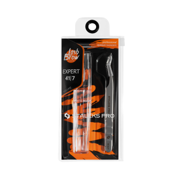 Пинцет профессиональный для ресниц L-образный STALEKS EXPERT 41 TYPE 7 L-30 Пинцет профессиональный для ресниц L-образный STALEKS EXPERT 41 TYPE 7 L-30