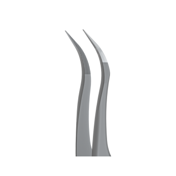 Пинцет для наращивания ресниц Staleks Pro EXPERT 45 Type 1 (TE-45/1) изогнутый — профессиональный пинцет STALEKS для объемного и мега-объемного lash-наращивания Пинцет для наращивания ресниц Staleks Pro EXPERT 45 Type 1 (TE-45/1) изогнутый — профессиональный пинцет STALEKS для объемного и мега-объемного lash-наращивания