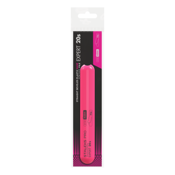 Пилка-основа пластиковая скошенная прямая STALEKS EXPERT 20s Пилка-основа пластиковая скошенная прямая STALEKS EXPERT 20s