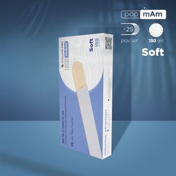 Сменные файлы белые мягкие papmAm на деревянной основе 150 грит STALEKS PRO EXPERT 20 25 шт Сменные файлы белые мягкие papmAm на деревянной основе 150 грит STALEKS PRO EXPERT 20 25 шт
