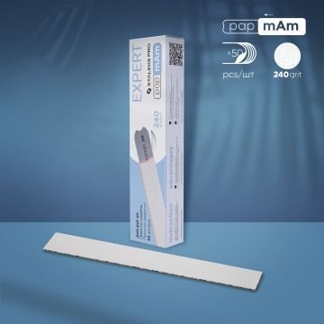 Сменные файлы белые papmAm для пилки прямой 240 грит STALEKS PRO EXPERT 22 50 шт Сменные файлы белые papmAm для пилки прямой 240 грит STALEKS PRO EXPERT 22 50 шт