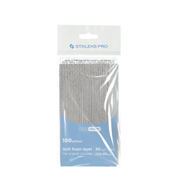 Сменные файлы papmAm на мягкой основе для пилки прямой 150 грит STALEKS PRO SMART 20 30 шт