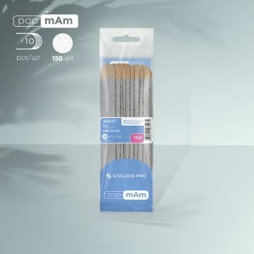 Сменные файлы papmAm на деревянной основе SMART 22 150 грит (10 шт) Сменные файлы papmAm на деревянной основе SMART 22 150 грит (10 шт)