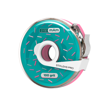 Сменный файл-лента белый papmAm с клипсой 100 грит STALEKS EXPERT