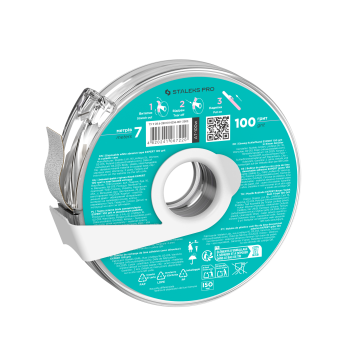 Сменный файл-лента белый в пластиковой катушке 100 грит STALEKS PRO EXPERT 