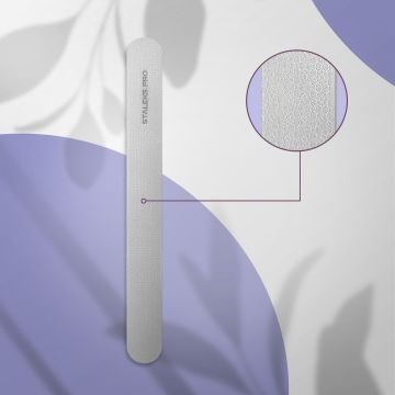 Пилка лазерная для ногтей прямая STALEKS PRO EXPERT 10 165 мм (широкая прямая) Пилка лазерная для ногтей прямая STALEKS PRO EXPERT 10 165 мм (широкая прямая)