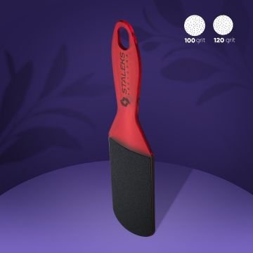 Пилка для пяток пластиковая STALEKS PRO EXPERT 10 TYPE 2 80 и 120 грит Пилка для пяток пластиковая STALEKS PRO EXPERT 10 TYPE 2 80 и 120 грит