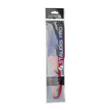 Пилка для пяток пластиковая STALEKS PRO EXPERT 10 TYPE 2 80 и 120 грит Пилка для пяток пластиковая STALEKS PRO EXPERT 10 TYPE 2 80 и 120 грит