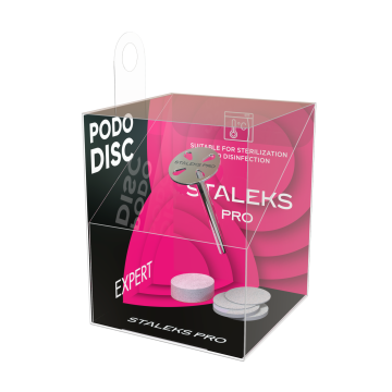 Педикюрный диск-основа STALEKS PRO EXPERT PODODISC ХS со сменными файлами 180 грит 10 мм (5 шт) Педикюрный диск-основа STALEKS PRO EXPERT PODODISC ХS со сменными файлами 180 грит 10 мм (5 шт)