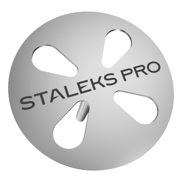 Педикюрный диск-основа STALEKS PRO EXPERT PODODISC L со сменными файлами 180 грит 25 мм (5 шт)
