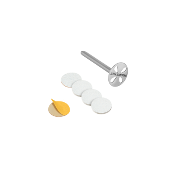 Педикюрный диск-основа удлиненный STALEKS PRO EXPERT PODODISC ХS со сменными файлами 180 грит 10 мм (5 шт)