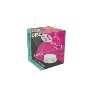 Педикюрный диск-основа удлиненный STALEKS PRO EXPERT PODODISC S со сменными файлами 180 грит 15 мм (5 шт)