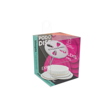 Педикюрный диск-основа удлиненный STALEKS PRO EXPERT PODODISC L со сменными файлами 180 грит 25 мм (5 шт)