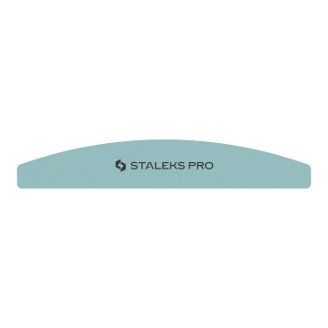 Баф полировщик для маникюра Staleks EXPERT 41 400/3000 грит полумесяц