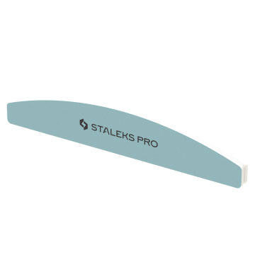 Баф полировщик для маникюра Staleks EXPERT 41 400/3000 грит полумесяц