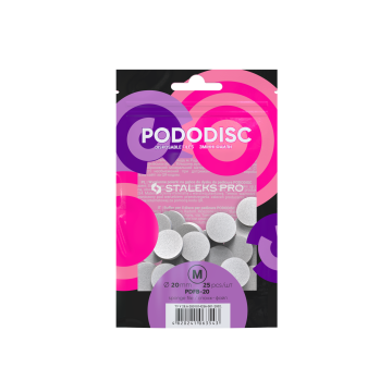 Спонж-файл полировщик для педикюрного диска STALEKS PRO PODODISC M Expert 25 шт