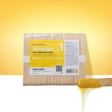 Шпатель для депиляции деревянный STALEKS Expert 150 x 17 мм Шпатель для депиляции деревянный STALEKS Expert 150 x 17 мм