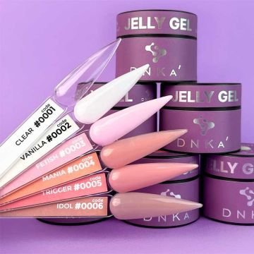 Гель-желе для наращивания ногтей DNKa No. 0006 Idol Гель-желе для наращивания ногтей DNKa No. 0006 Idol