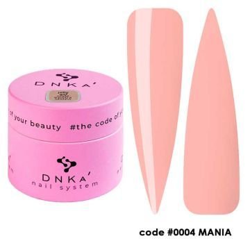 Гель-желе для наращивания ногтей DNKa No. 0004 Mania Гель-желе для наращивания ногтей DNKa No. 0004 Mania