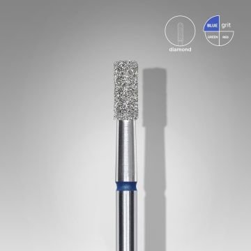 Фреза алмазная Цилиндр STALEKS EXPERT 2,5 х 6 мм синий Фреза алмазная Цилиндр STALEKS EXPERT 2,5 х 6 мм синий