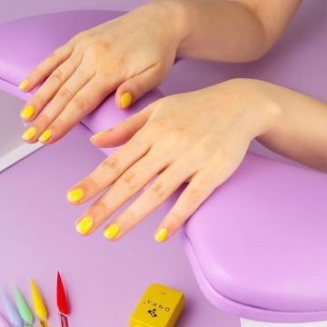 Anatomical Armrest for Manicure – DNKA’ – PURPLE Anatomical Armrest for Manicure – DNKA’ – PURPLE