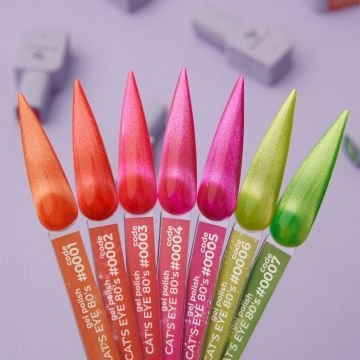 Цветной гель-лак DNKa Кишинев Cat's Eye 80's - 0007 Цветной гель-лак DNKa Кишинев Cat's Eye 80's - 0007