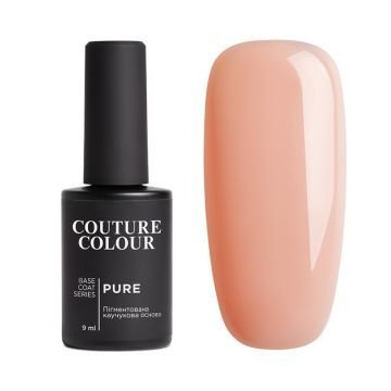 База камуфлирующая каучуковая для гель-лака Couture Colour Pure Base Coat 05. нюдовый.