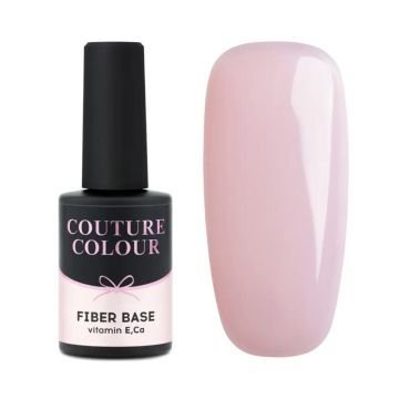 База для гель-лака Couture Colour Fiber Base FB 02 Clear Pink. прозрачно-розовый