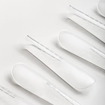 Верхние формы для френч-наращивания COUTURE Colour Nail Tips с силиконовыми вкладками Inserts for Easy French 120 шт Верхние формы для френч-наращивания COUTURE Colour Nail Tips с силиконовыми вкладками Inserts for Easy French 120 шт