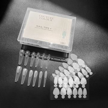 Верхние формы для френч-наращивания COUTURE Colour Nail Tips с силиконовыми вкладками Inserts for Easy French 120 шт Верхние формы для френч-наращивания COUTURE Colour Nail Tips с силиконовыми вкладками Inserts for Easy French 120 шт