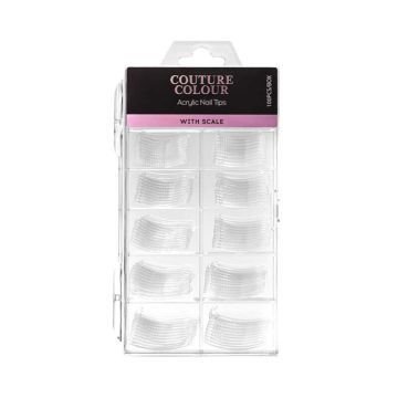 Верхние формы для наращивания ногтей Couture Colour Nail Tips. с разметкой. 100 шт Верхние формы для наращивания ногтей Couture Colour Nail Tips. с разметкой. 100 шт