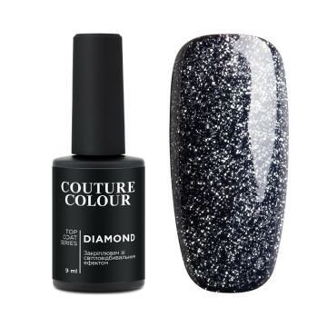 Топ для гель-лака без липкого слоя Couture Colour Diamond Top Coat со светоотражающим эффектом Топ для гель-лака без липкого слоя Couture Colour Diamond Top Coat со светоотражающим эффектом
