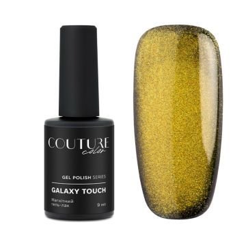 Гель-лак Couture Color Galaxy Touch Cat Eye GT 08 золотисто-оливковый блик