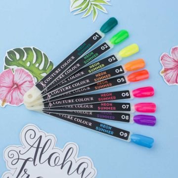 Гель-лак Couture Colour Neon Summer 08 фиолетовый неон