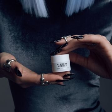 Гель-краска без липкого слоя Couture Colour Metallic Paint Gel No Wipe Silver с эффектом жидкого металла цвет серебро 