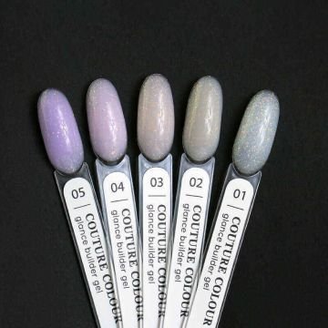 Гель для наращивания Couture Colour Glance Builder Gel 04. лилово-розовый с шиммером Гель для наращивания Couture Colour Glance Builder Gel 04. лилово-розовый с шиммером