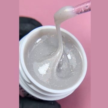 Гель для наращивания Couture Colour Glance Builder Gel 02. молочно-кремовый с шиммером Гель для наращивания Couture Colour Glance Builder Gel 02. молочно-кремовый с шиммером