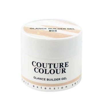 Гель для наращивания Couture Colour Glance Builder Gel 03. бледно-розовый нюд с шиммером Гель для наращивания Couture Colour Glance Builder Gel 03. бледно-розовый нюд с шиммером