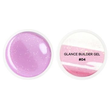 Гель для наращивания Couture Colour Glance Builder Gel 04. лилово-розовый с шиммером Гель для наращивания Couture Colour Glance Builder Gel 04. лилово-розовый с шиммером
