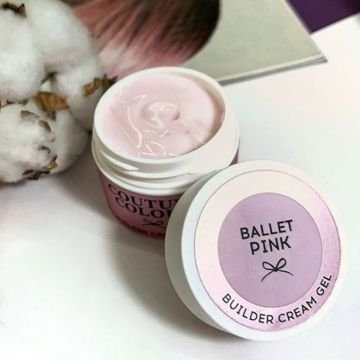 Крем-гель строительный Couture Colour Builder Cream Gel Ballet pink. нежный розовый